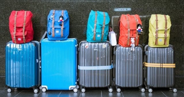 luggage representing holiday travel tips