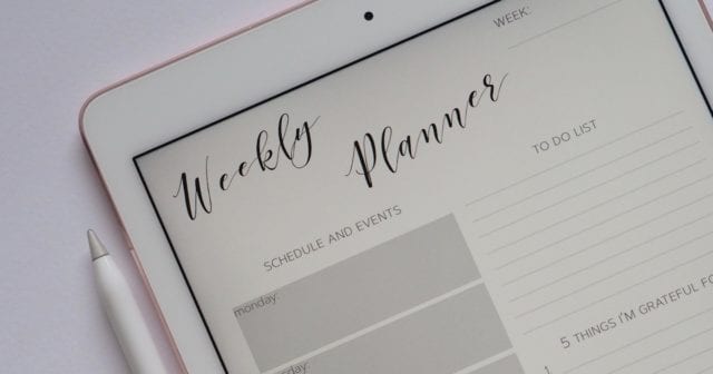 a planner to write down your common new year's resolutions and steps to help you stick to them