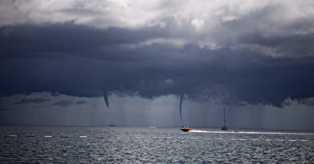 a tornado during tornado season