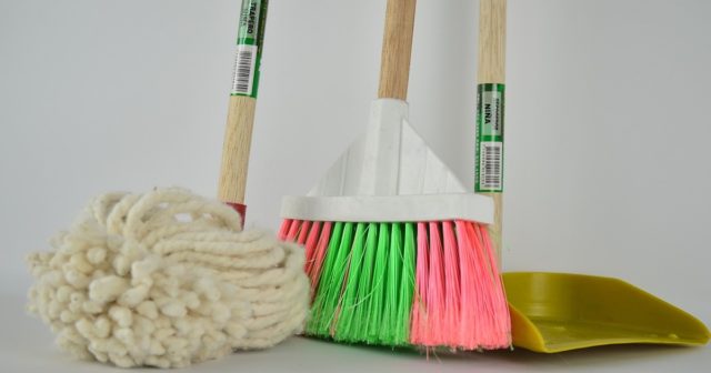 cleaning supplies belonging to a domestic employee who may be entitled to workers' compensation insurance in NC