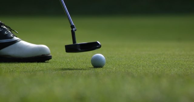 person playing golf during a summer in Charlotte, NC