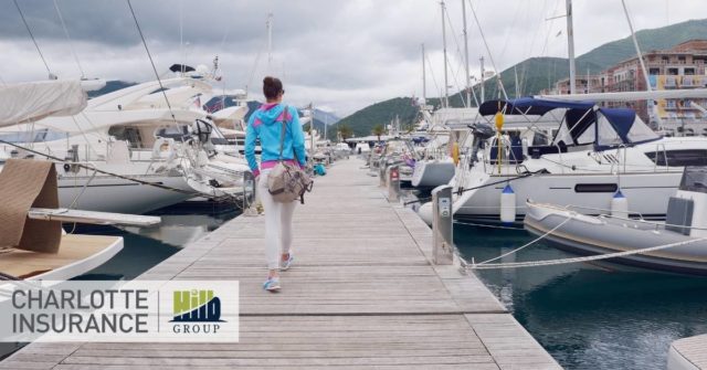 marina full of boats ready for spring