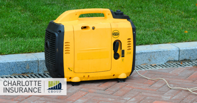 a generator being used safely in Charlotte, NC