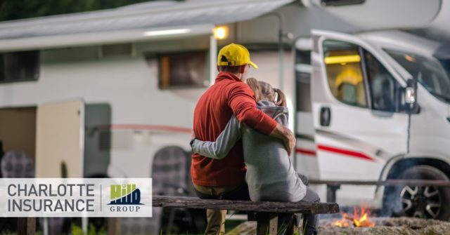 RV Insurance for Full Time Living - father and daughter in front of RV