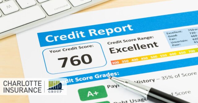 a credit report showing The Impact of Your Credit Score on Your Auto Insurance Premiums