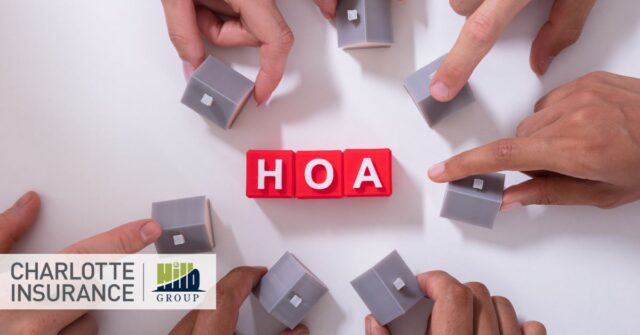 a graphic reinforcing the importance of having an HOA insurance policy