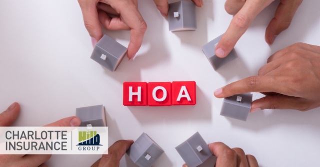 an example of an HOA that needs insurance, using model home figures